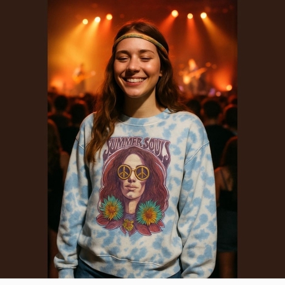 Hippie graphic sweatshirt - Picture 7 of 7